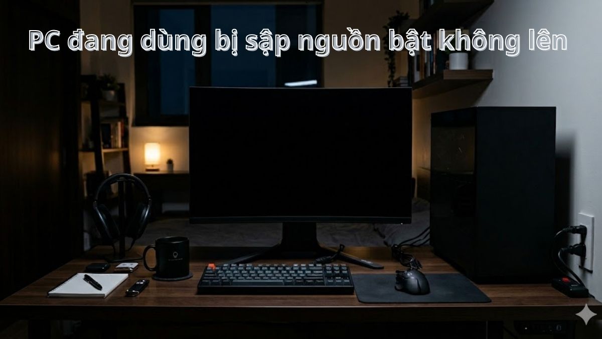 Cách khắc phục lỗi PC đang dùng bị sập nguồn bật không lên tại nhà